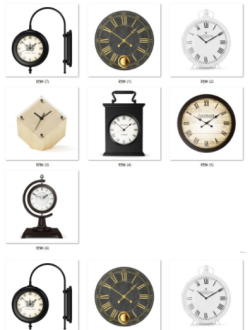 7款 钟表 时钟 摆件 模型
