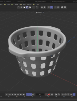 小菜篮C4D模型免费下载