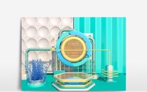 电商场景模型C4D工程文件26